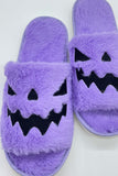 IFOMT New Fashion Spring Outfit Halloween Pumpkin Flat Slippers