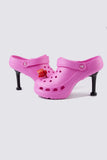 IFOMT New Fashion Spring Outfit Solid Color High Heel Clog