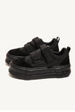 IFOMT New Fashion Spring Outfit Velcro Platform Sneakers
