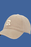 IFOMT 2024 New Woman HatLetter R Embroidered Baseball Cap