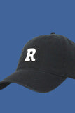 IFOMT 2024 New Woman HatLetter R Embroidered Baseball Cap