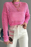 IFOMT 2024 New Woman Style sweater Cardigans Hollow Out Cover-up Sweater