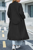 IFOMT 2024 New Woman Style sweater Cardigans Open Front Tie-waist Long Cardigan