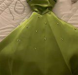 Ifomt Customized Sparkle Spaghetti Ball gown Party Evening Sequin Draped  S Prom Dresse 이브닝드레스 vestidos de ocasión formales платье