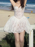Ifomt French Ballet Lace Dress