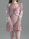 Ifomt Tea Break Ballet Ruffled Dress