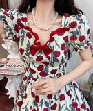 Ifomt Tea Break French Floral Dress