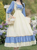 Ifomt Tea Break French Oil Vintage Dress