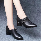 IFOMT  Botas Femininas Women Cute Sweet High Quality Square Heel Short Ankle Boots Lady Casual Street Winter Heel Shoes A790B