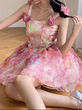 Ifomt Flower Tutu Chiffon Yarn Dress