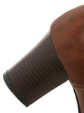 IFOMT Lace-Up Pointed-Toe Split-Joint Pumps