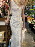 Ifomt French Bow Lace Dress