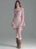 Ifomt Tea Break Ballet Ruffled Dress