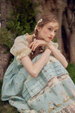 Ifomt Forest Elf Pastoral Lace Fairy Dress