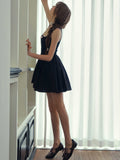 Ifomt Bow Lace Square Neck Dark Coquette Dress