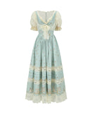 Ifomt Forest Elf Pastoral Lace Fairy Dress