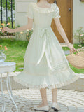 Ifomt Fairy Cream Green Princess Dress