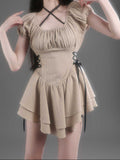Ifomt Ballet Ribbon Bow Dress
