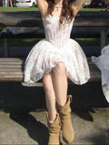 Ifomt French Ballet Lace Dress