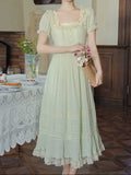 Ifomt Fairy Cream Green Princess Dress
