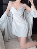 Ifomt Lace Velvet Pajama Set