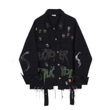 Ifomt Grunge Street Denim Y2K Jacket