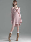 Ifomt Tea Break Ballet Ruffled Dress