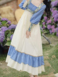 Ifomt Tea Break French Oil Vintage Dress