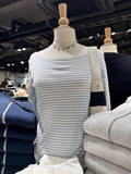Ifomt Striped Slash Neck Slim T Shirts Women Casual American Streetwear Sexy Cotton Long Sleeve Tees Sweet Vintage T-shirts Y2K Tops