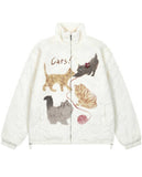 Ifomt Street Cute Kitten Cotton Jacket