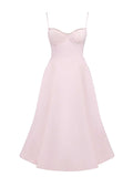 Ifomt Pink Princess Suspender Dress