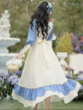 Ifomt Tea Break French Oil Vintage Dress
