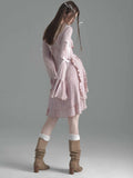 Ifomt Tea Break Ballet Ruffled Dress