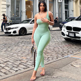 IFOMT Outfits Yoga Gym One Shoudler Womne'S Jumpsuit Sleeveless Workout Bodycon Leggings Casual Clothing Dropshipping Y2K Outfit