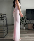 Ifomt French Backless Strap Dress
