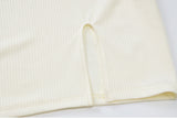 Ifomt Ribbons Trumpet Long-sleeved Dress