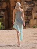 IFOMT Sea Scales Pastel Turquoise Dress