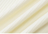 Ifomt Ribbons Trumpet Long-sleeved Dress