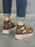 IFOMT Casual Hollow Gladiator Shoes Platform Sandals