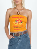 IFOMT Yitty Printed Tube Top