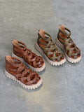 IFOMT Casual Hollow Gladiator Shoes Platform Sandals