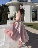 Ifomt Pink Princess Suspender Dress