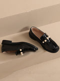 IFOMT Round-Toe Split-Joint Loafers