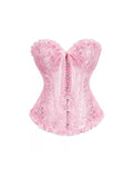 IFOMT Flora Vintage Lace Up Bustier