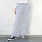 Ifomt Vintage Solid Wide Leg Pants Spring Autumn Elastic Waist Soft Loose Versatile Straight Trousers Femme Simple Casual Pants Chic