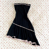 Ifomt Y2k Summer Mini Dress for Women patchwork elegant backless slim irregular high-waisted Millennial dress for versus party dress Casual Outfit