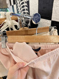Ifomt Little Bear Embroidered Striped T-shirt Pant Set Women 2 Piece Sets Cotton Home Pajama Cute Short Sleeve Tee+Straight Sweatpant