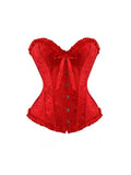 IFOMT Flora Vintage Lace Up Bustier