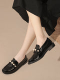 IFOMT Round-Toe Split-Joint Loafers