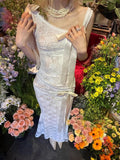 Ifomt French Bow Lace Dress